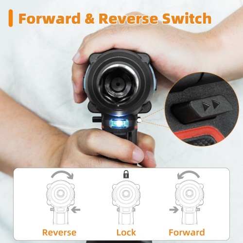 Гайковерт Deli DE-BS20-1D2 8