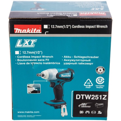 Гайковерт Makita DTW251Z 6