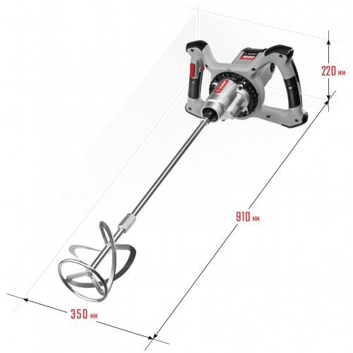 Миксер строительный ЗУБР МР-1600-2 1