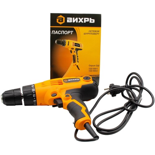 Шуруповерт Вихрь СШ-550/2 (72/16/1) 8