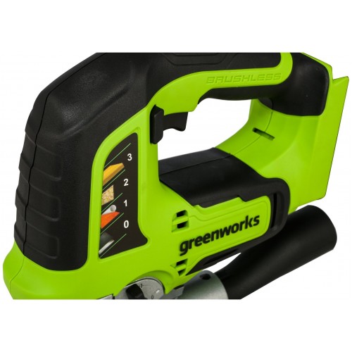 Электролобзик GreenWorks GD24JS (3601407) без АКБ и ЗУ 1