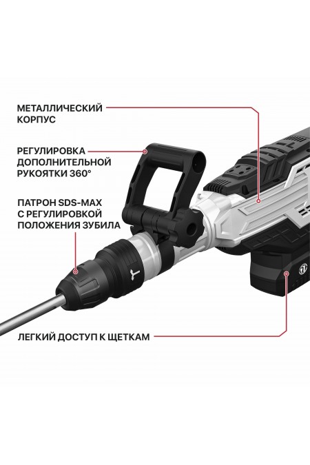 Отбойный молоток P.I.T. GSH65-C6 6