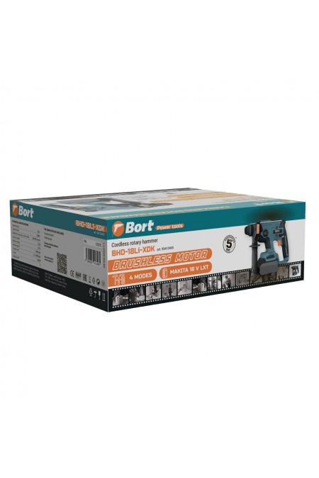 Перфоратор BORT BHD-18Li-XDK (93413465) без АКБ и ЗУ 8