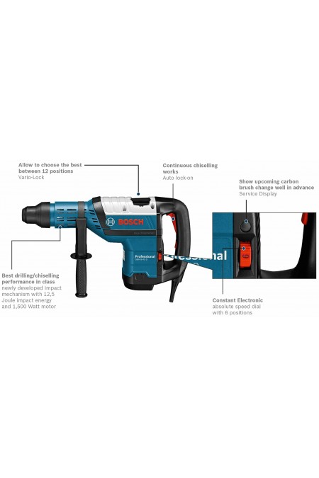 Перфоратор Bosch GBH 8-45 D SDS-Max (0611265100) 1