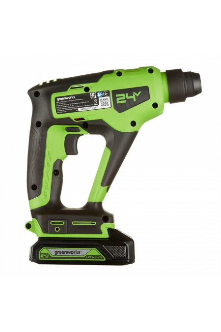 Перфоратор GreenWorks GD24SDS1K2 (3803107UA) 2