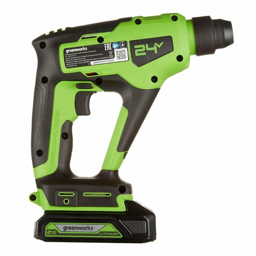 Перфоратор GreenWorks GD24SDS1K2 (3803107UA) 2