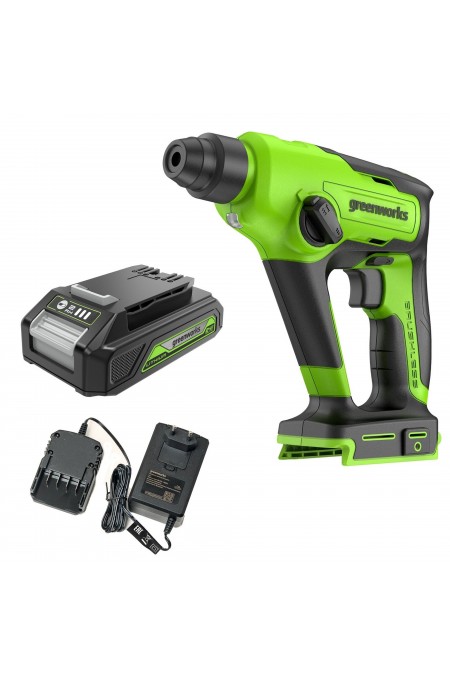 Перфоратор GreenWorks GD24SDS1K2 (3803107UA) 6