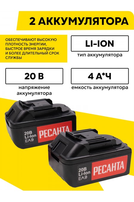 Перфоратор Ресанта АП-20Li/4 (75/3/12) 3