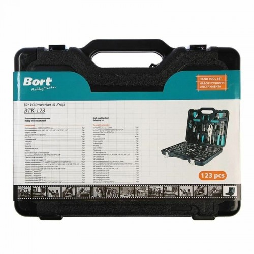Набор инструментов Bort BTK-123 123 пр. 8