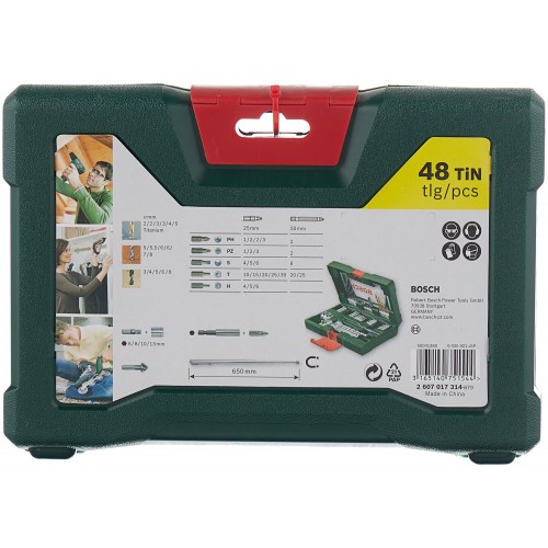 Набор инструментов Bosch V-line 48 предметов (2607017314) 4