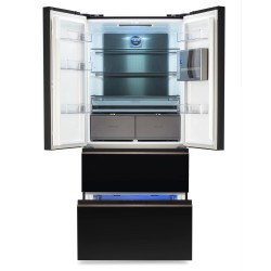 Холодильник Hyundai CM55043F (Side-by-Side) (черное стекло)