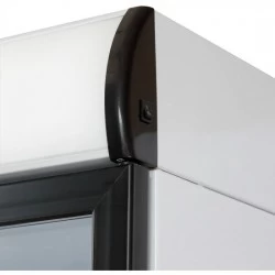 Холодильная витрина Бирюса В310P (черный/белый)