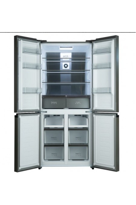 Холодильник Бирюса CD 496 TBG (Side-by-Side) (черное стекло) 2