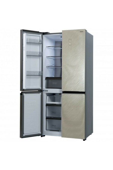 Холодильник Бирюса CD 496 TGG (Side-by-Side) (бежевое стекло) 5