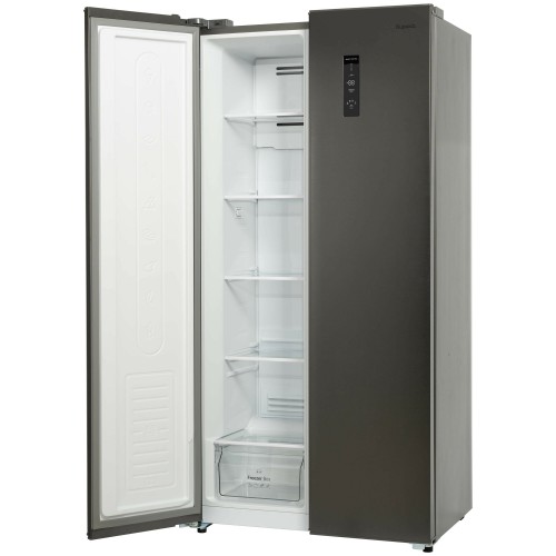 Холодильник Бирюса SBS 400 DI (Side-by-Side) (темная нержавеющая сталь) 4