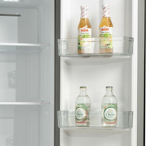 Холодильник Бирюса SBS 400 DI (Side-by-Side) (темная нержавеющая сталь) 5