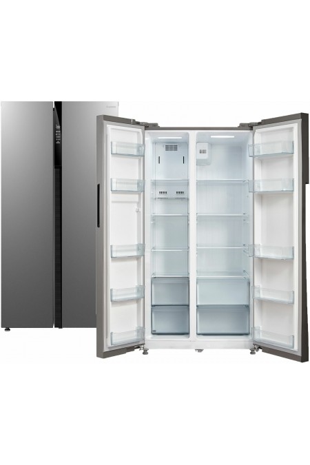 Холодильник Бирюса SBS 587 I (Side by Side) (серебристый) 