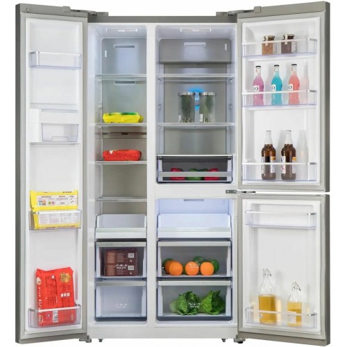 Холодильник Бирюса TD 563 I (Side-by-side) (нержавеющая сталь) 2