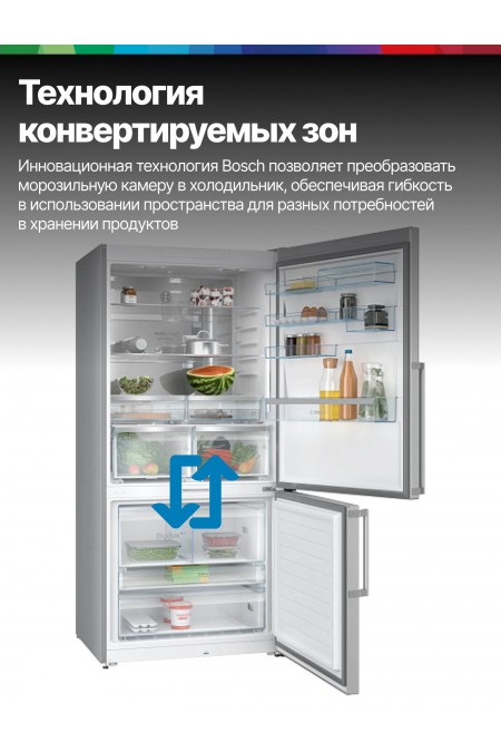 Холодильник Bosch KGP86AXB0N (черная сталь) 9