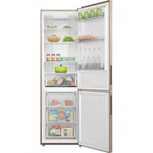 Холодильник Candy CFN6200G (золотистый) 4