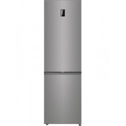 Холодильник Candy CFN6200SDC вертикальные ручки (серебристый)