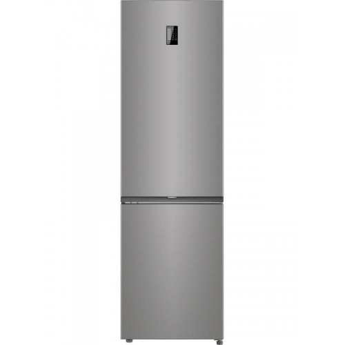 Холодильник Candy CFN6200SDC вертикальные ручки (серебристый) 