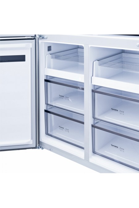 Холодильник Centek CT-1746 Inox (Side-by-Side) (серый) 7