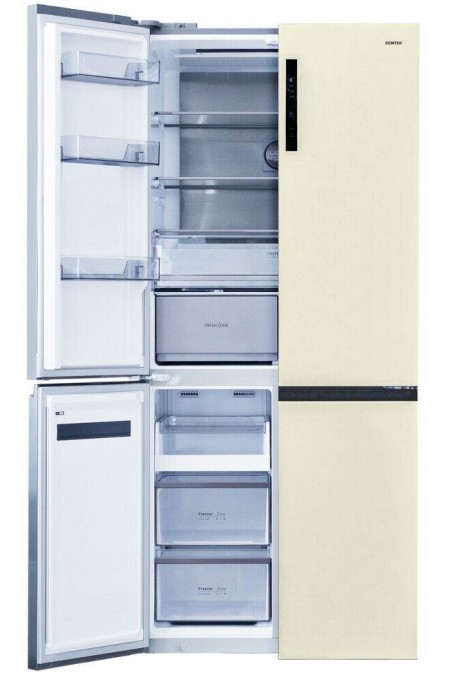 Холодильник Centek CT-1746 NF Beige Glass (бежевое стекло) 2