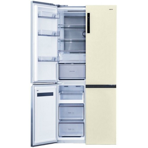 Холодильник Centek CT-1746 NF Beige Glass (бежевое стекло) 2