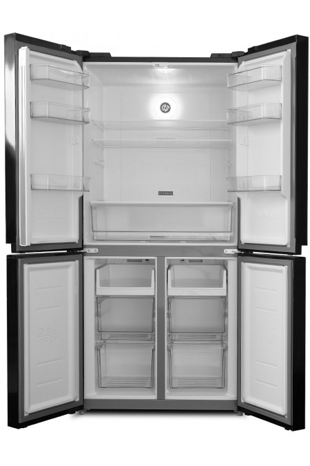 Холодильник Centek CT-1756 NF Inverter (Side-by-Side) (черное стекло) 1