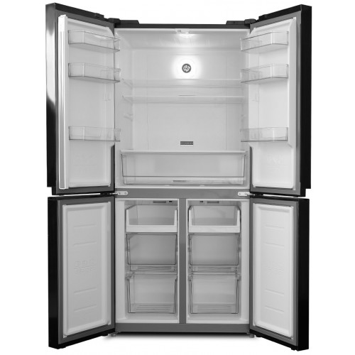 Холодильник Centek CT-1756 NF Inverter (Side-by-Side) (черное стекло) 1