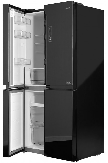 Холодильник Centek CT-1756 NF Inverter (Side-by-Side) (черное стекло) 2