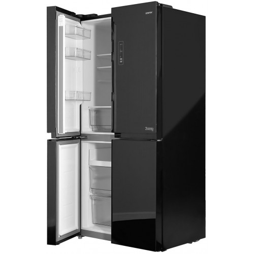 Холодильник Centek CT-1756 NF Inverter (Side-by-Side) (черное стекло) 2