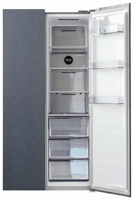 Холодильник Centek CT-4200 Gray Stone (Side-by-Side) (серый камень) 2