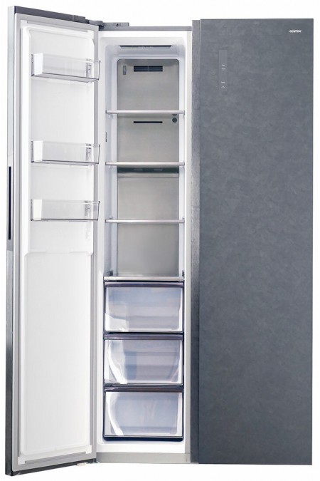 Холодильник Centek CT-4200 Gray Stone (Side-by-Side) (серый камень) 3