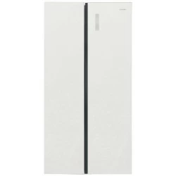 Холодильник CENTEK CT-4200 White Stone (Side-by-Side) (белый камень)