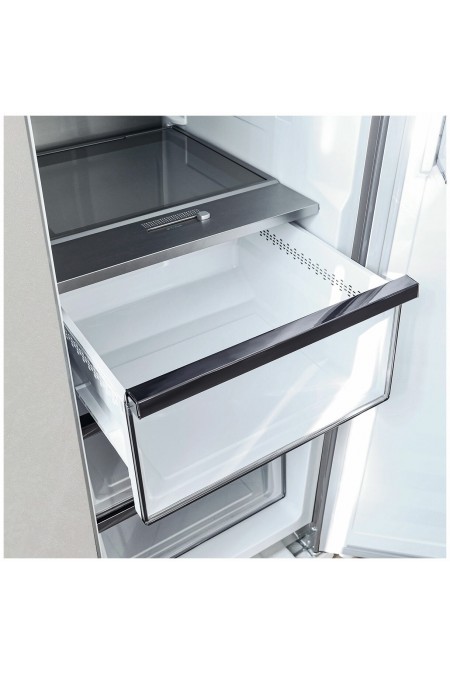 Холодильник Centek CT-4200 White Stone (Side-by-Side) (белый камень) 7