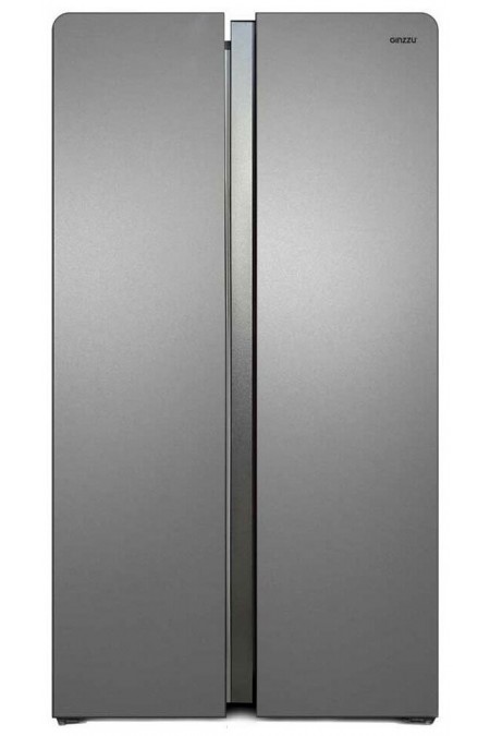 Холодильник Ginzzu NFK-615 (Side-by-Side) (серебристый) 