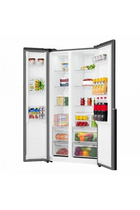 Холодильник Gorenje NRS917E41BX (Side-by-side) (черный) 6