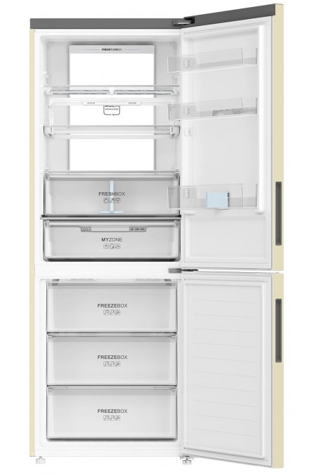Холодильник Haier C4F744CCGU1 (бежевый) 1