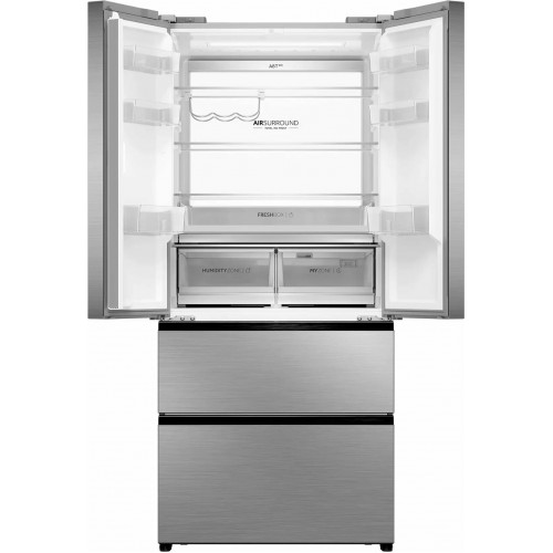 Холодильник Haier HB16FRSAAAERU (Side-by-Side) (нержавеющая сталь) 4