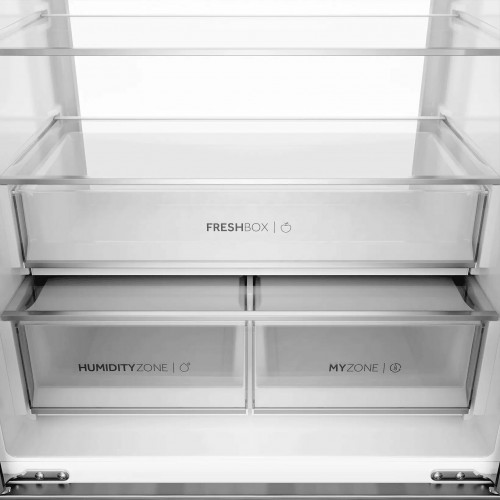 Холодильник Haier HB16FRSAAAERU (Side-by-Side) (нержавеющая сталь) 7