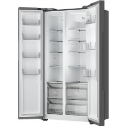 Холодильник Haier HRF 522DS6RU (Side-by-Side) (серебристый)