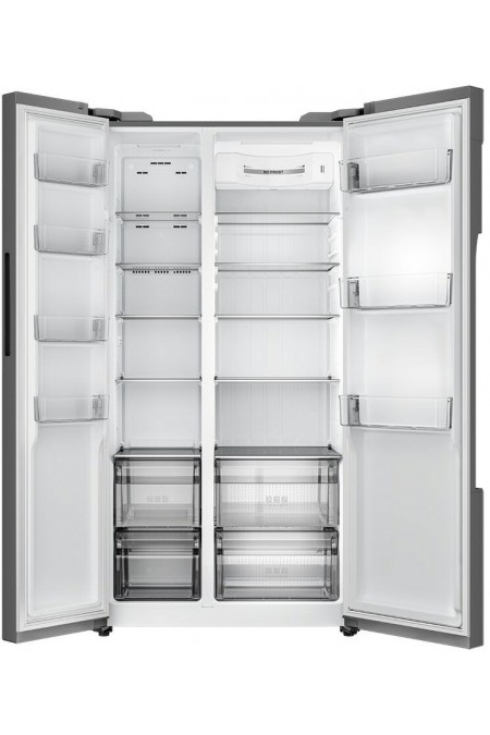 Холодильник Haier HRF 522DS6RU (Side-by-Side) (серебристый) 1