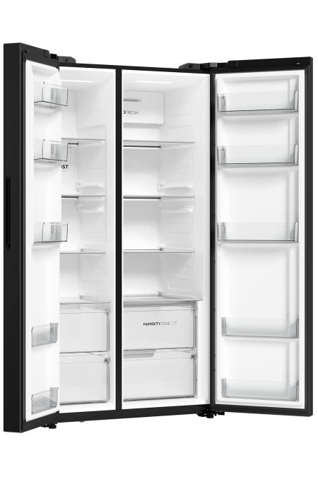 Холодильник Haier HRF-600DB7RU (Side-by-Side) (черный) 2