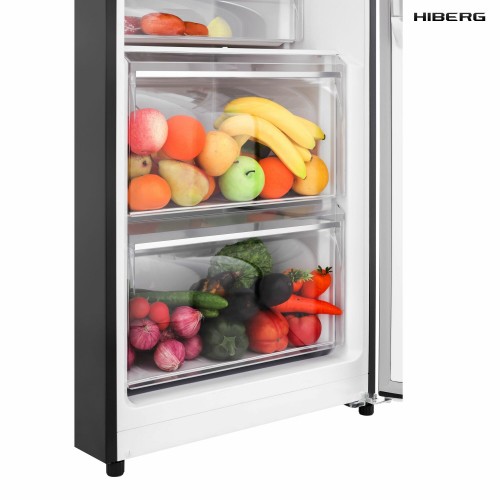 Холодильник HIBERG i-RF 40D S (серебристый) 5