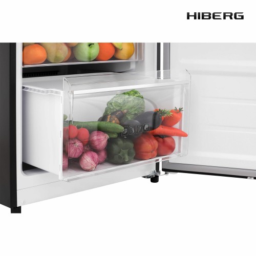 Холодильник HIBERG i-RF 40D S (серебристый) 6