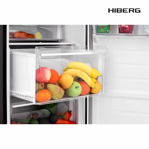 Холодильник HIBERG i-RF 40D S (серебристый) 7