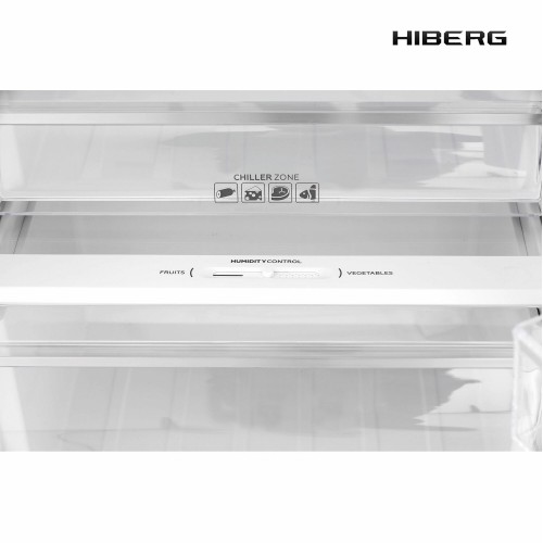 Холодильник HIBERG i-RF 40D S (серебристый) 9