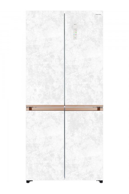 Холодильник Hiberg i-RFQ 630G WS (Side-by-side) (белый мрамор) 